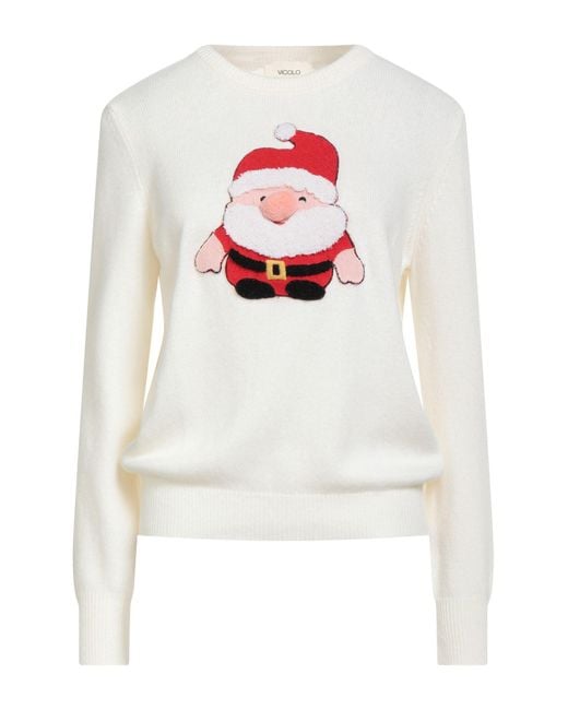 ViCOLO White Sweaters