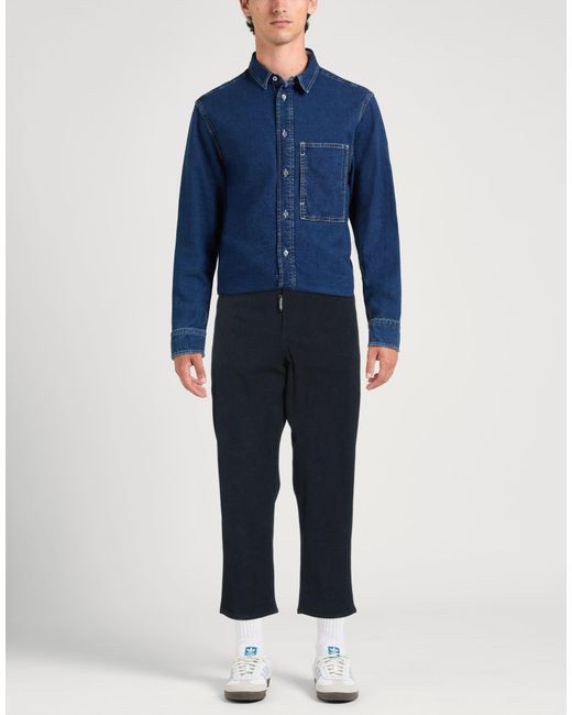 Takeshy Kurosawa Blue Midnight Pants Polyester for men