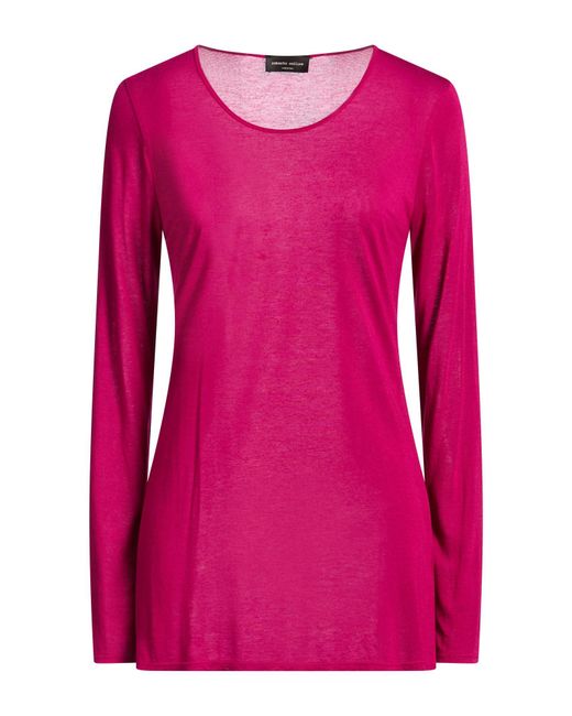 Roberto Collina Pink T-Shirt Modal, Cashmere