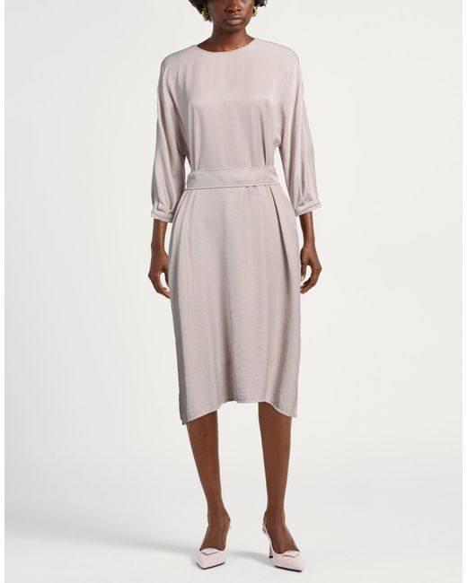 Peserico Gray Midi Dress