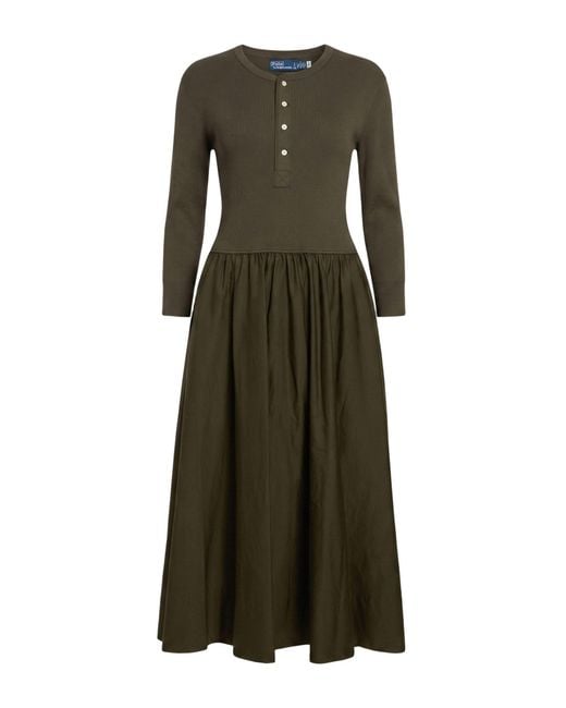 Polo Ralph Lauren Green Maxi Dress