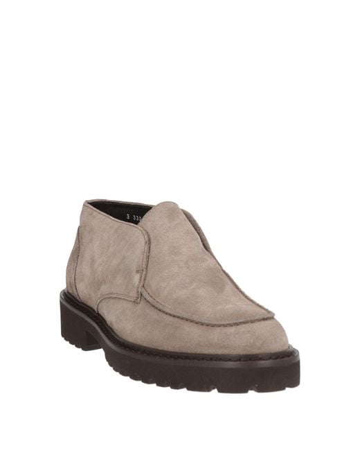 Doucal's Brown Ankle Boots Leather for men