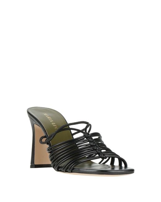 MARIA LUCA White Sandals Leather