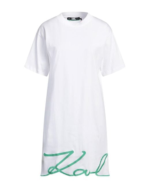 Karl Lagerfeld White Mini Dress