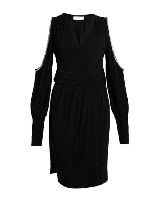 Beatrice B. Black Mini Dress Viscose