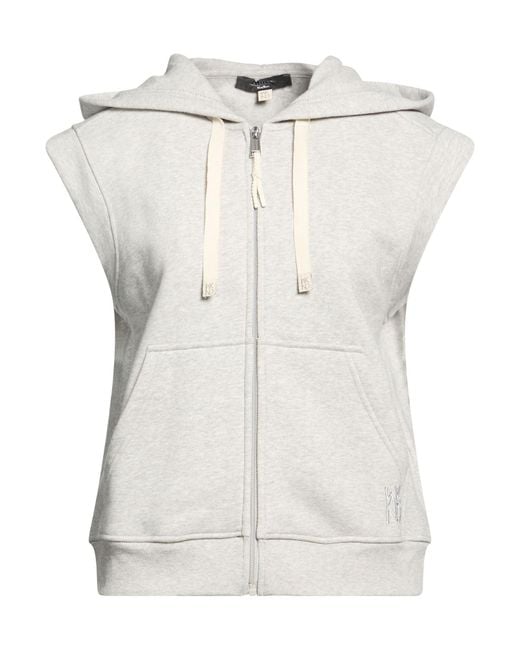 Weekend by Maxmara White Sweatshirt Cotton, Polyester