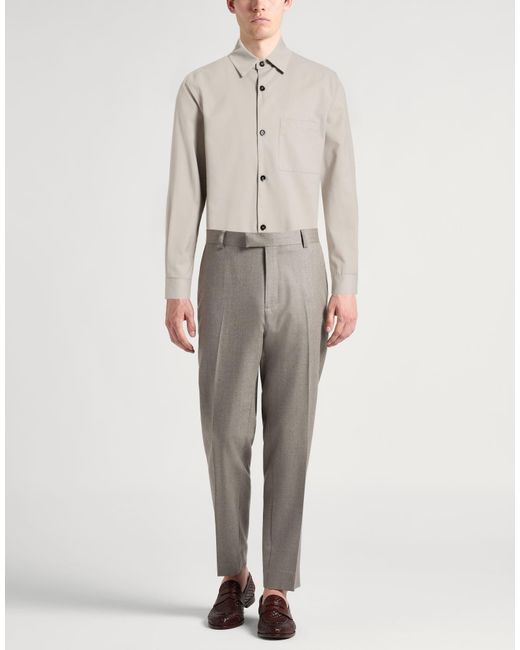 BE ABLE Natural Shirt Wool, Polyester, Elastane for men