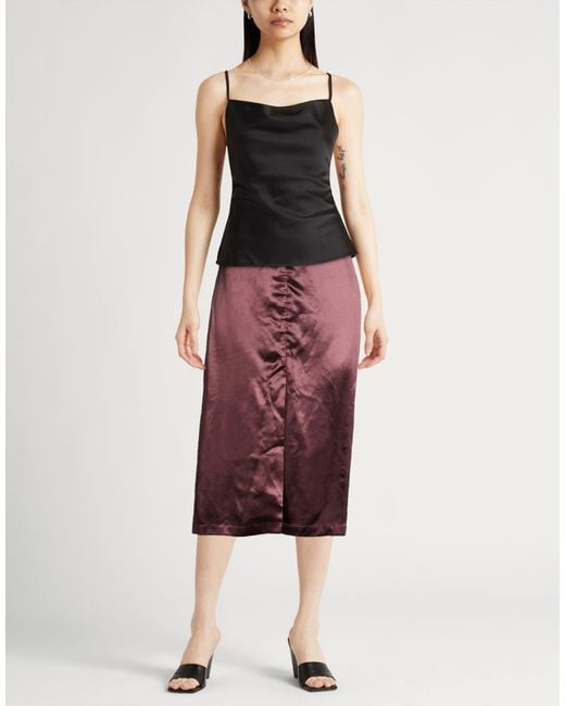 Loulou de Saison Purple Midi Skirt