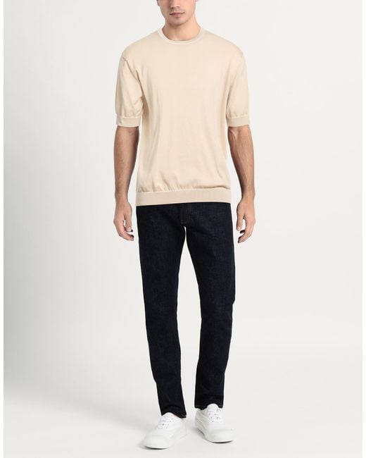 FILIPPO DE LAURENTIIS Natural Sweaters for men