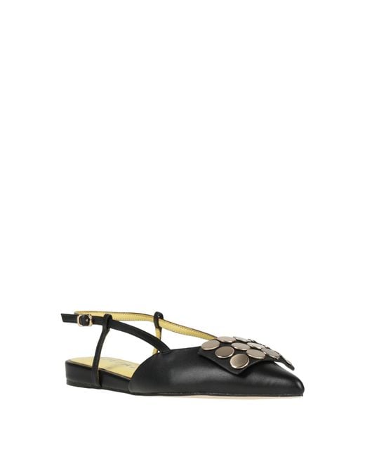 Apepazza Black Ballet Flats