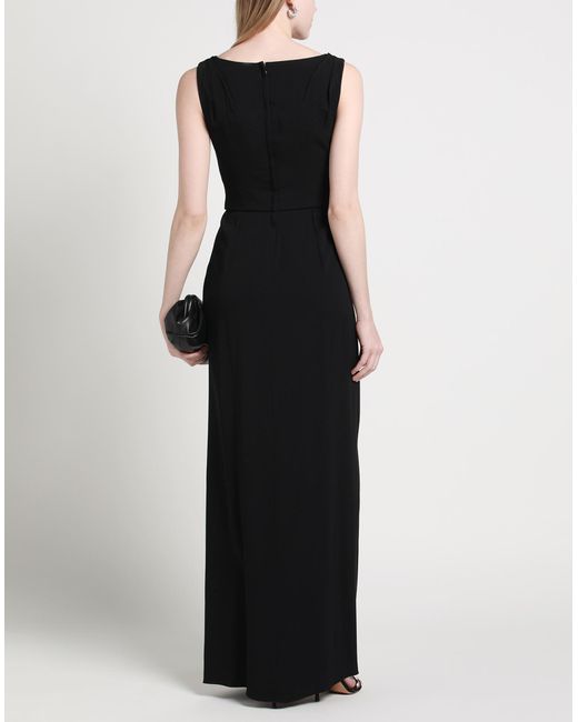 Dolce & Gabbana Black Maxi-Kleid