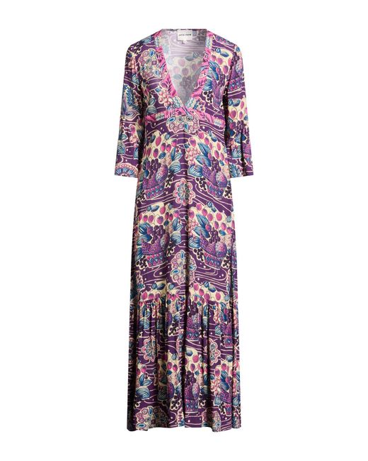 Antik Batik Purple Maxi Dress