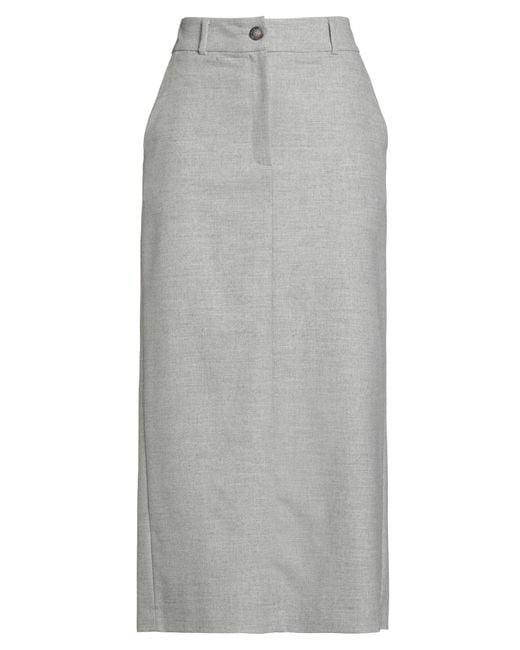 Peserico Gray Midi Skirts
