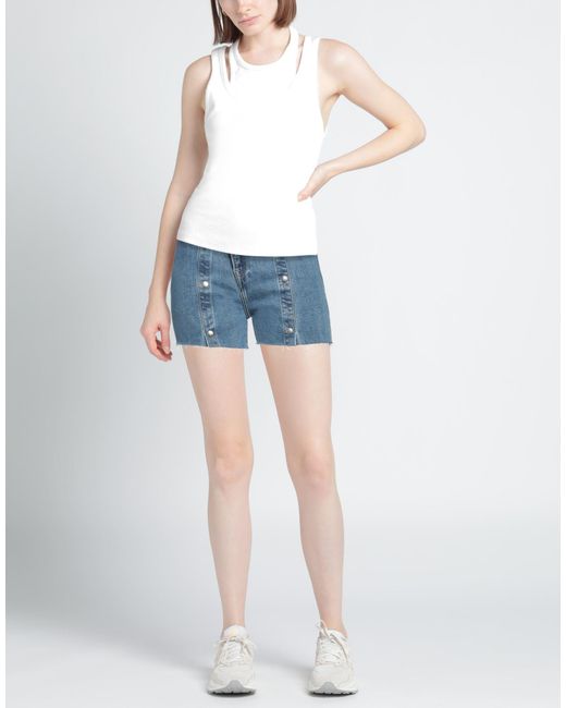 LIU REGALI Blue Denim Shorts