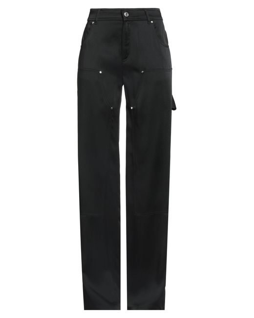 Blumarine Black Pants Acetate, Viscose, Elastane