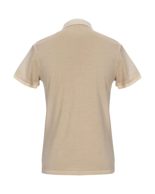 AT.P.CO Cotton Polo Shirt in Beige (Natural) for Men Lyst