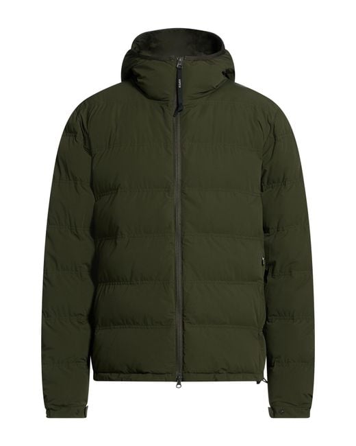 Aspesi Green Military Puffer Polyamide, Elastane for men