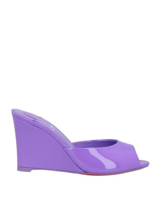 Christian Louboutin Purple Sandals