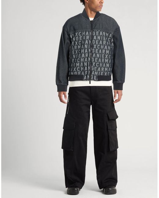 ARMANI EXCHANGE Gray Denim Outerwear for men