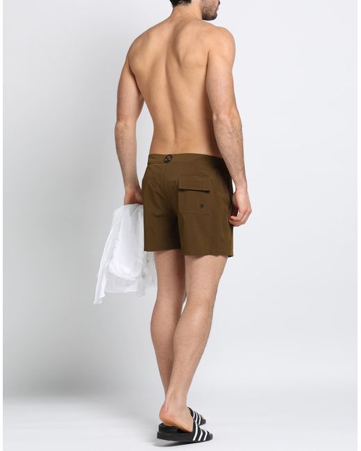 Braddock Military Swim Trunks Polyester in Green for Men Lyst UK