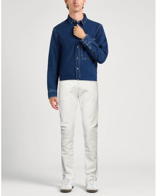 Pantalon En Jean Jacob Cohen pour homme en coloris White