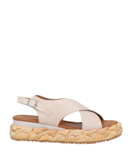 Rahya Grey Natural Sandals