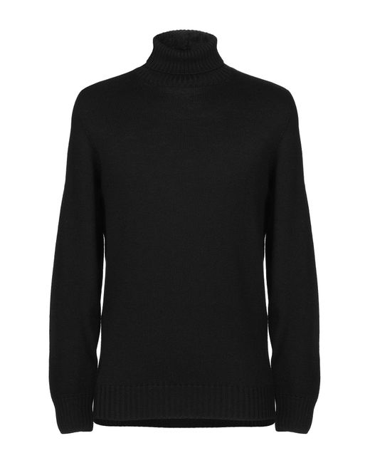 Drumohr Black Turtleneck for men