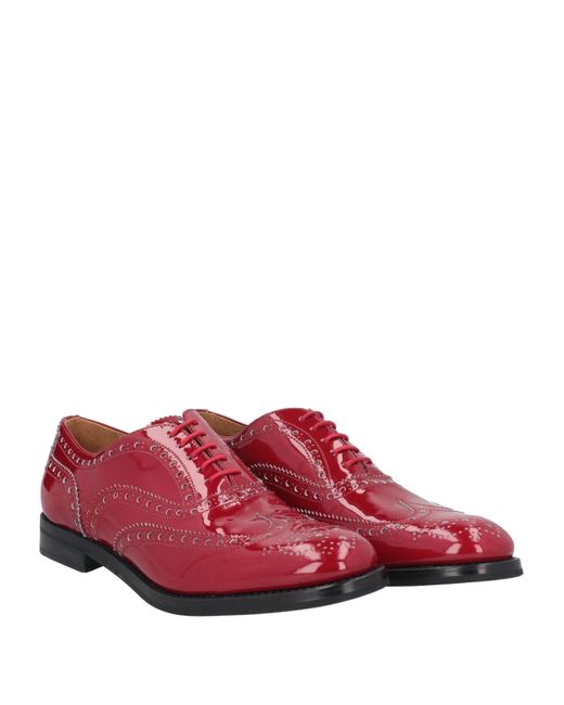Church's Red Lace-up Shoes