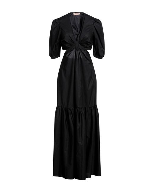 Twinset Black Maxi Dress