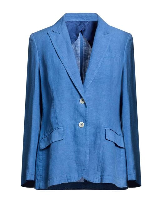 120% Lino Blue Blazers