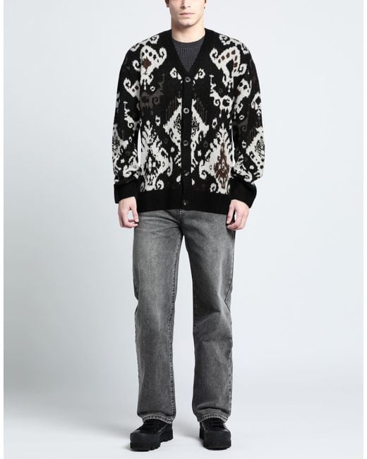 Carhartt Black Cardigan Acrylic, Nylon, Wool, Elastane for men