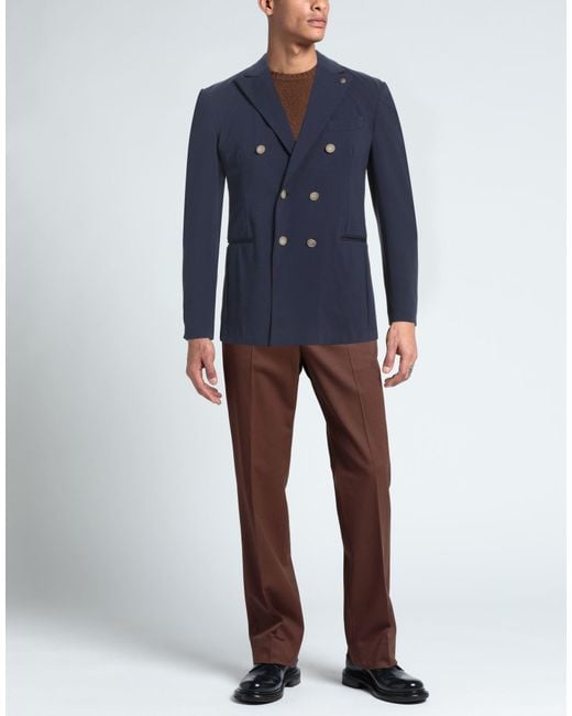 Barbati Blue Blazer for men