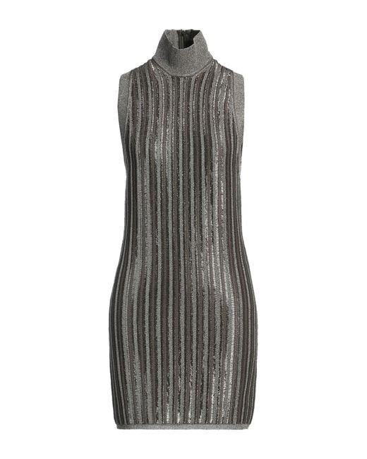Tom Ford Gray Mini-Kleid