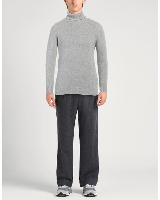 Alpha Studio Gray Turtleneck for men