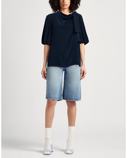 Top Erdem en coloris Blue