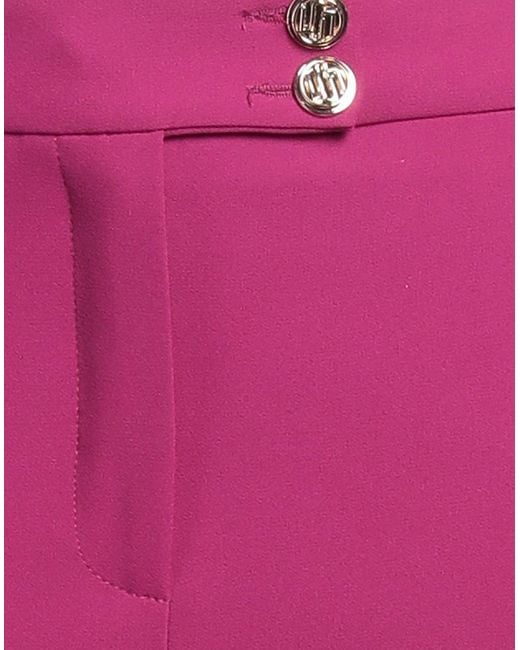 Liu Jo Pink Pants Polyester, Elastane