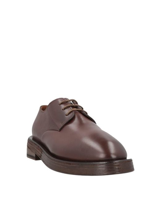 Marsèll Brown Lace-Up Shoes Calfskin for men