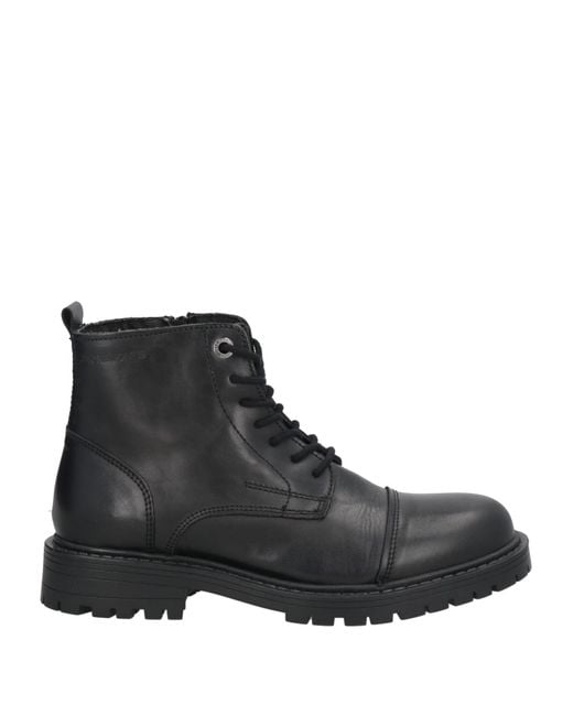 Jack & Jones Black Ankle Boots for men
