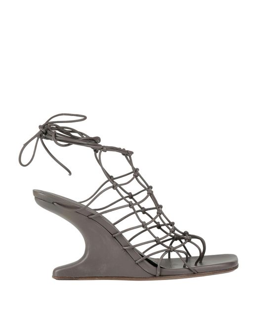 Rick Owens White Sandals