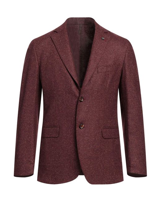 LABORATORI ITALIANI Purple Suit Jacket for men