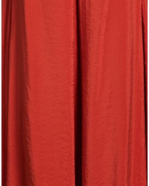 Alpha Studio Red Midi Dress Modal, Polyester