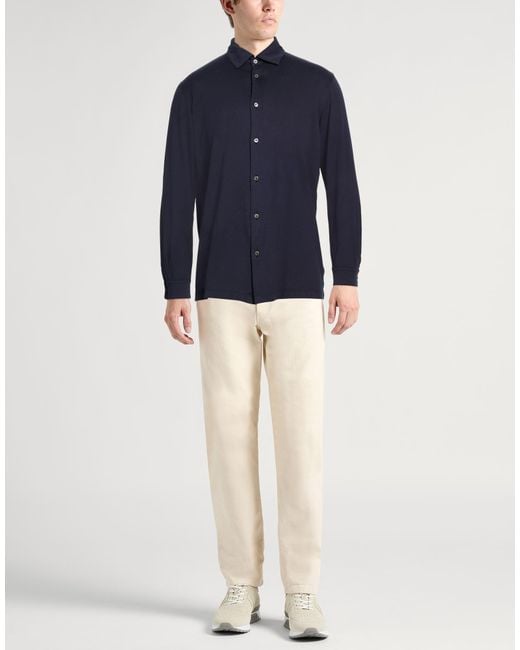 Camisa Roberto Collina de hombre de color Blue