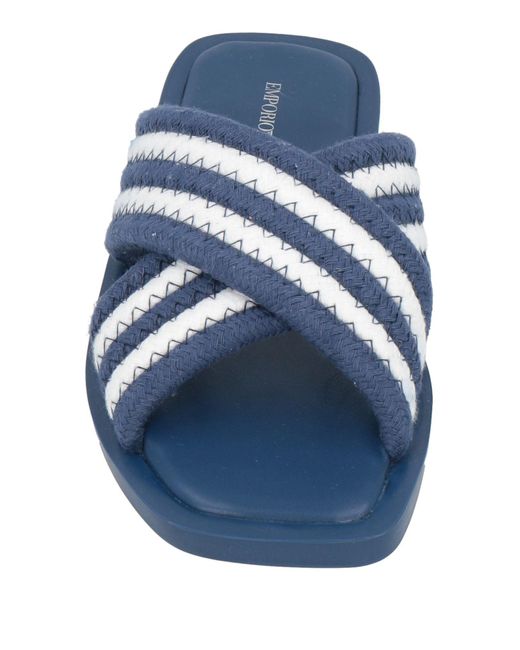 Emporio Armani Blue Sandals