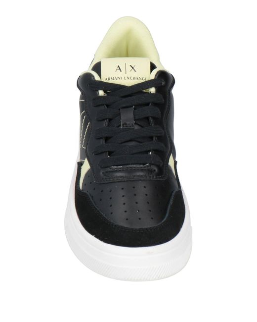 ARMANI EXCHANGE Black Trainers