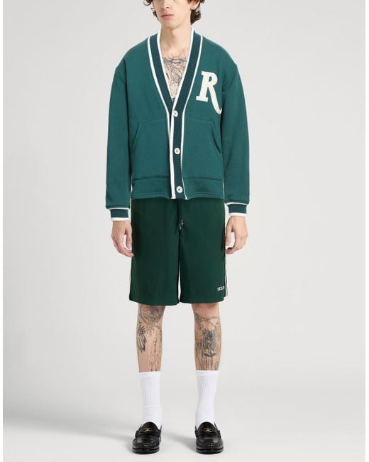 Rhude Green Sweatshirt Cotton for men
