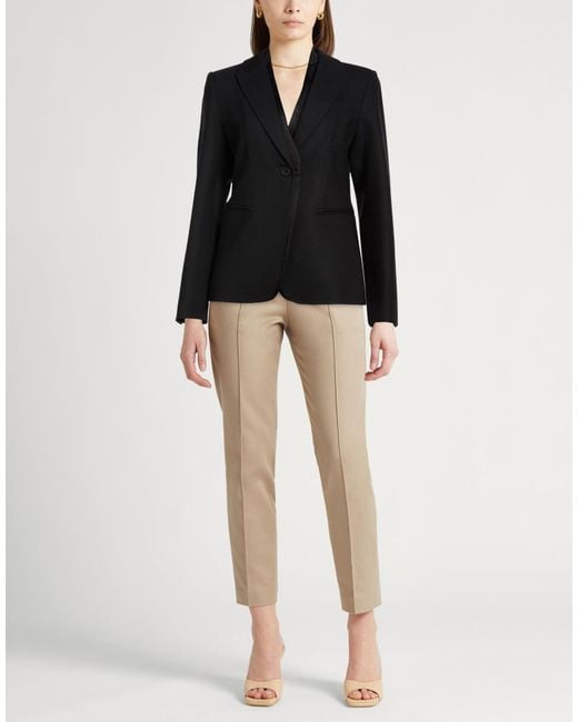 Semicouture Black Blazer Virgin Wool, Elastane