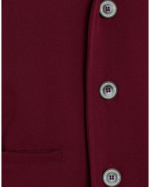Takeshy Kurosawa Purple Suit Polyester, Elastane for men