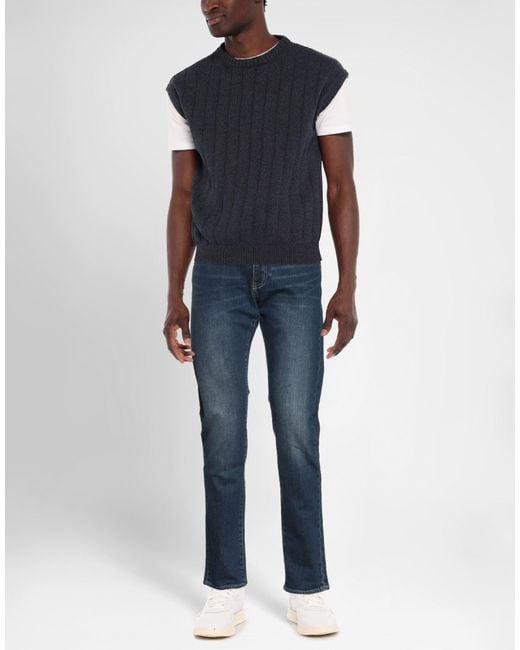 ARMANI EXCHANGE Blue Denim Trousers for men