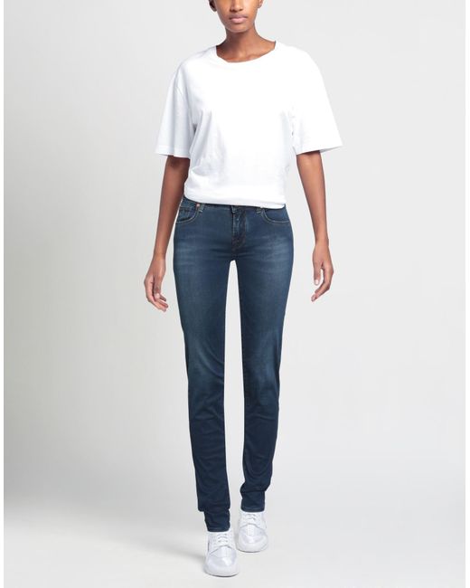 Jacob Cohen Blue Jeans Cotton, Polyester, Elastane