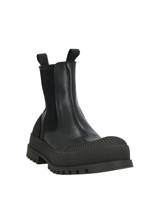 MICH SIMON Black Ankle Boots for men